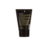 Woody’s Wood Glue Extreme Styling Hair Gel in a back-view black tube highlights ingredients and directions for a firm, all-day hold.